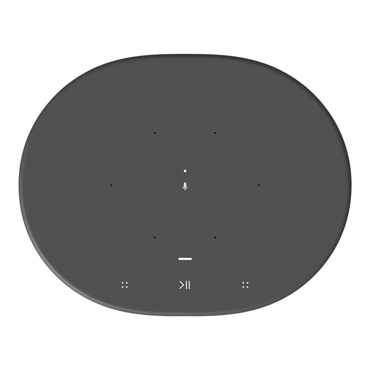 Black Portable Smart Battery-Powered Speaker with Bluetooth and Wi-Fi Y52745