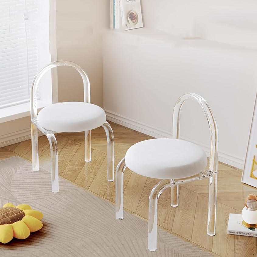 Grey Acrylic Dining Chair I402