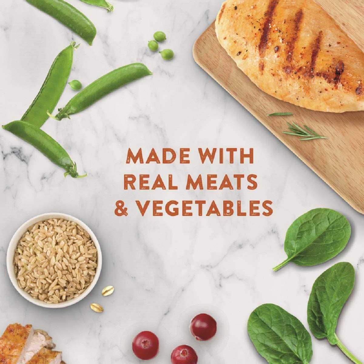 Chicken Turkey & Brown Rice Recipe Small Bites Dry Dog Food A749121