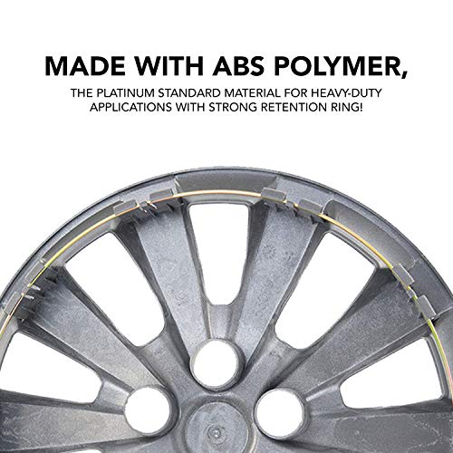 16-Inch Matte Black Wheel Covers (Set of 4) I955
