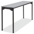 Gray Wood Folding Table 18 in. x 60 in. S148933