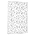 White Vinyl Privacy Screen E10833