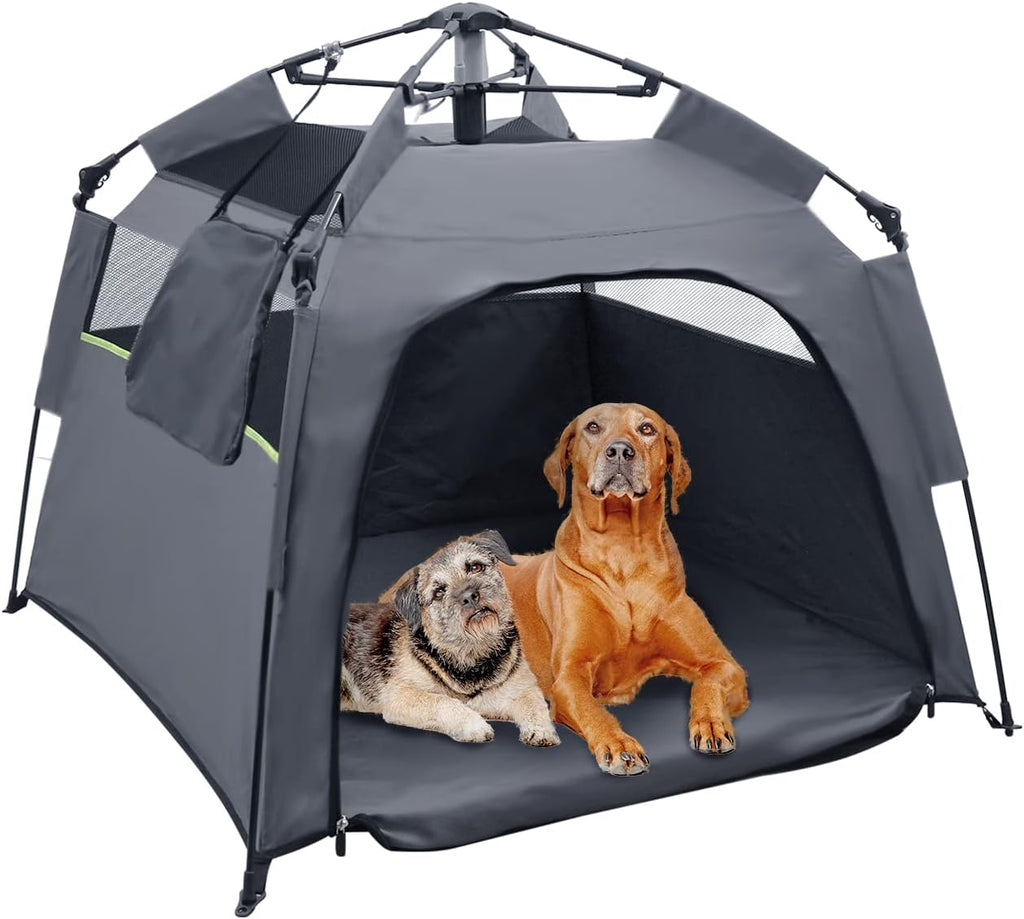 40" X 40" X 28" Foldable Mesh Dog Tent with Shoulder Bag S255