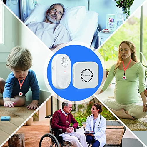Wireless Caregiver Pager Call Button Emergency Alert System Waterproof Call Bell K1821