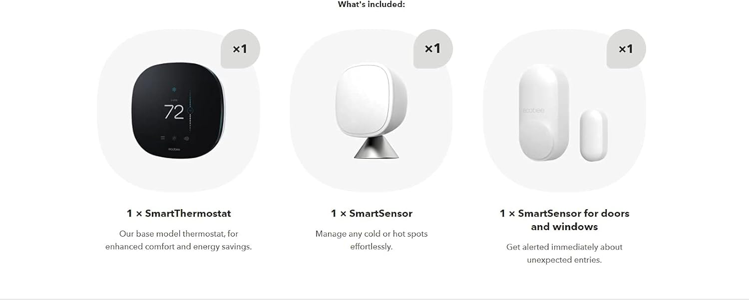 Smart Thermostat with Whole Home Sensors H80384