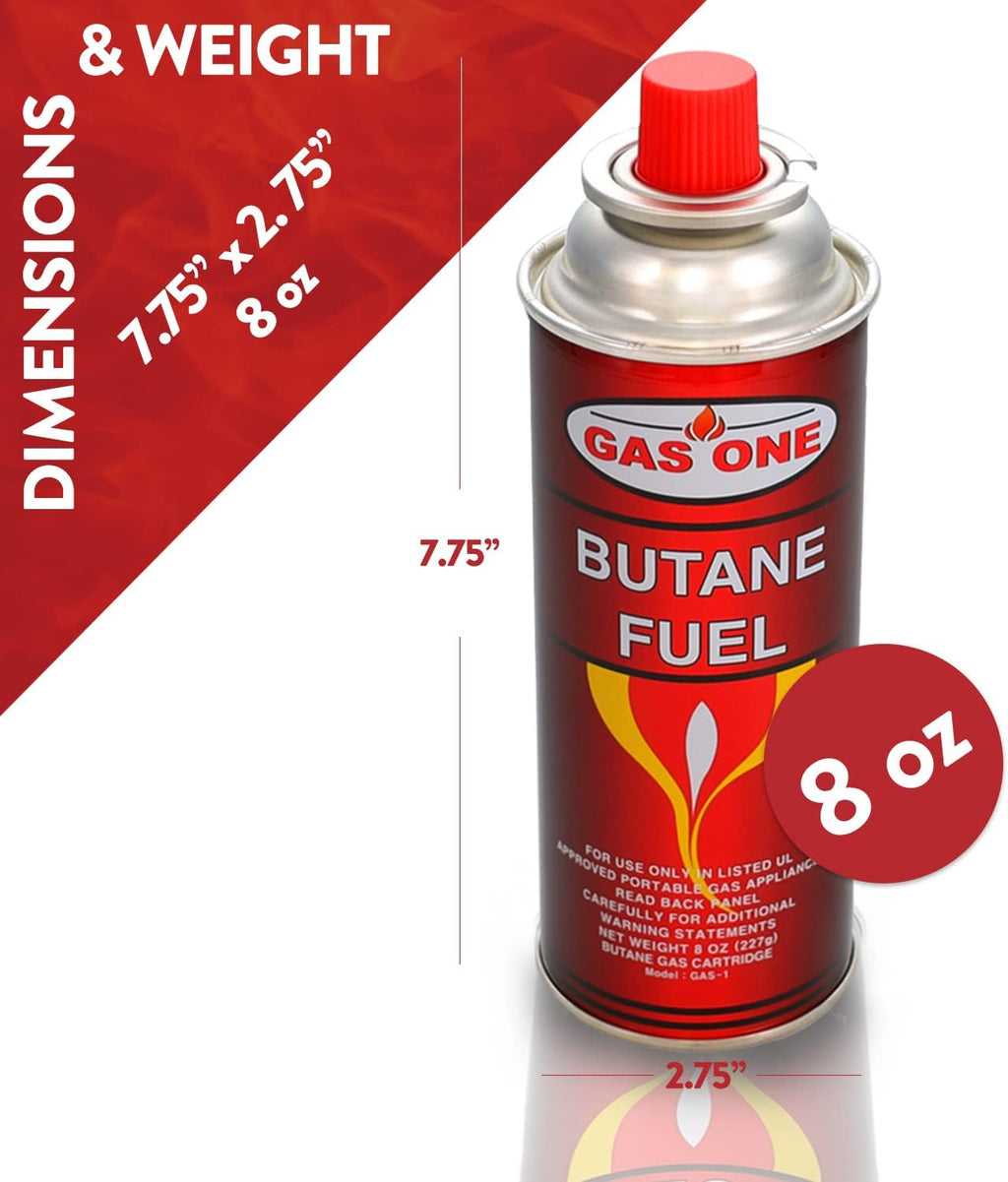 4 Pack Butane Fuel Canister V7880