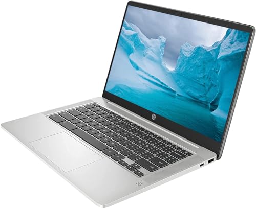 14 Inch Chromebook Laptop with Intel Celeron N4120 Processor, 4GB RAM, 64GB eMMC, Modern Gray X378
