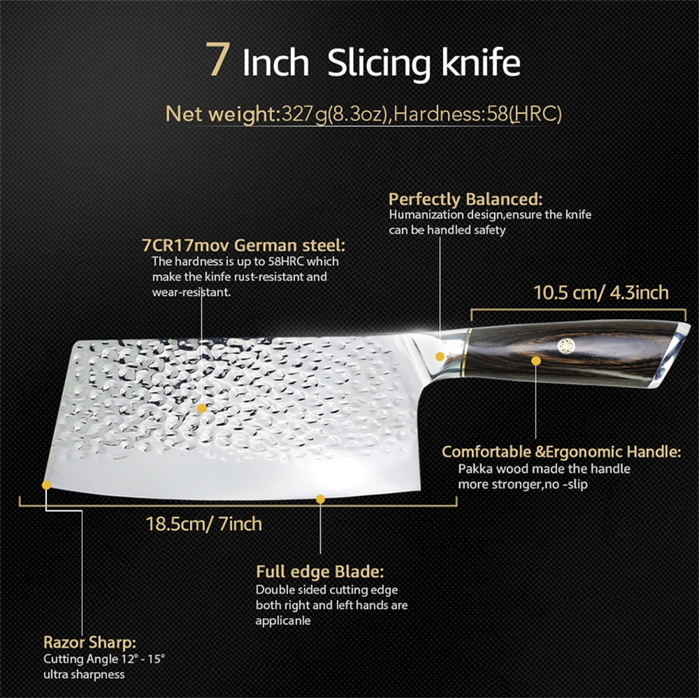 7inch Heavy Duty High Carbon Steel Meat Cleaver L75271