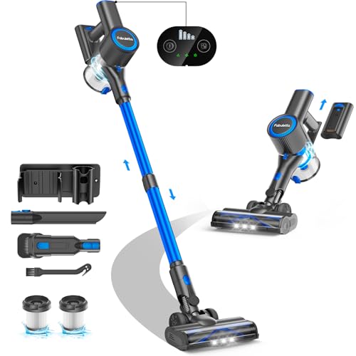 400W Lightweight Cordless Stick Vacuum with Detachable Battery (Blue) L53215