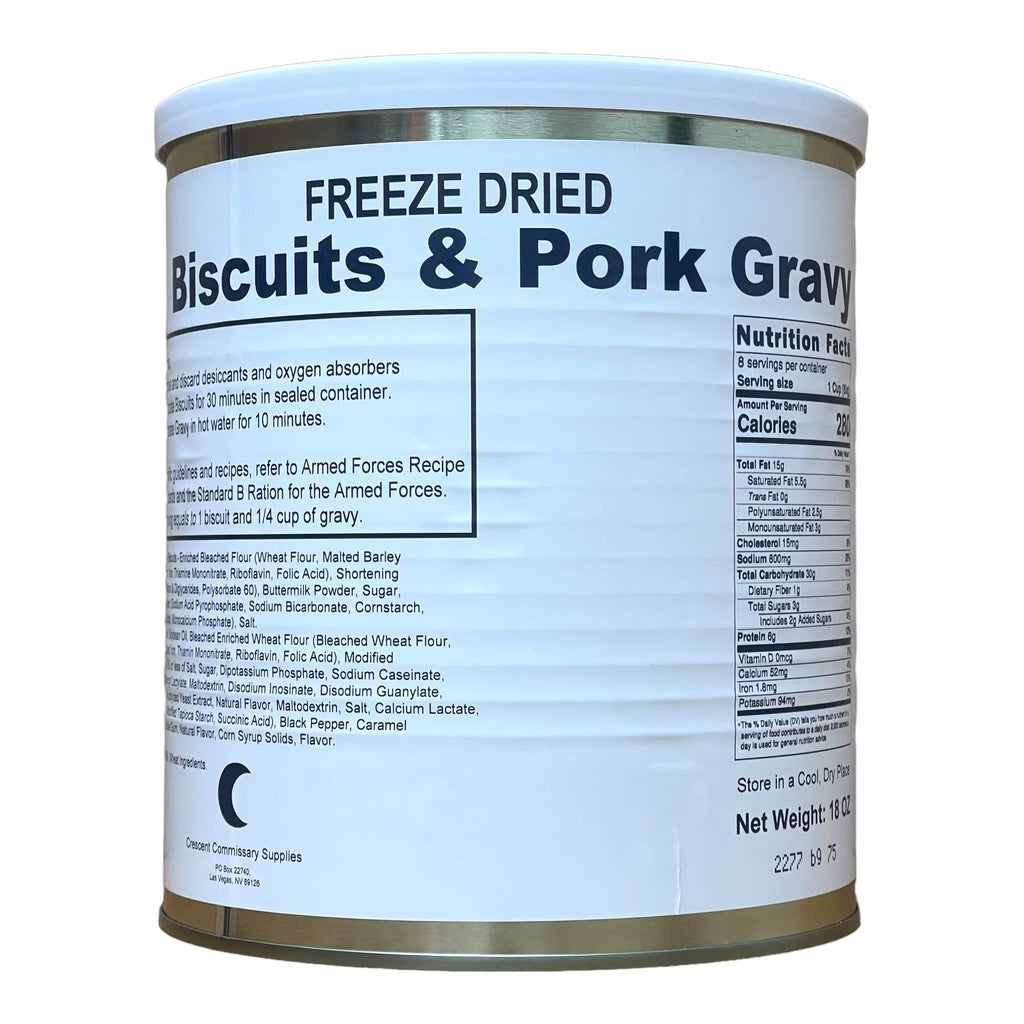 Freeze Dried Food Storage Kit, 6 Cans Q460418