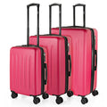 Hard Shell ABS Luggage Set of 3 Piece with TSA Combination Lock L986