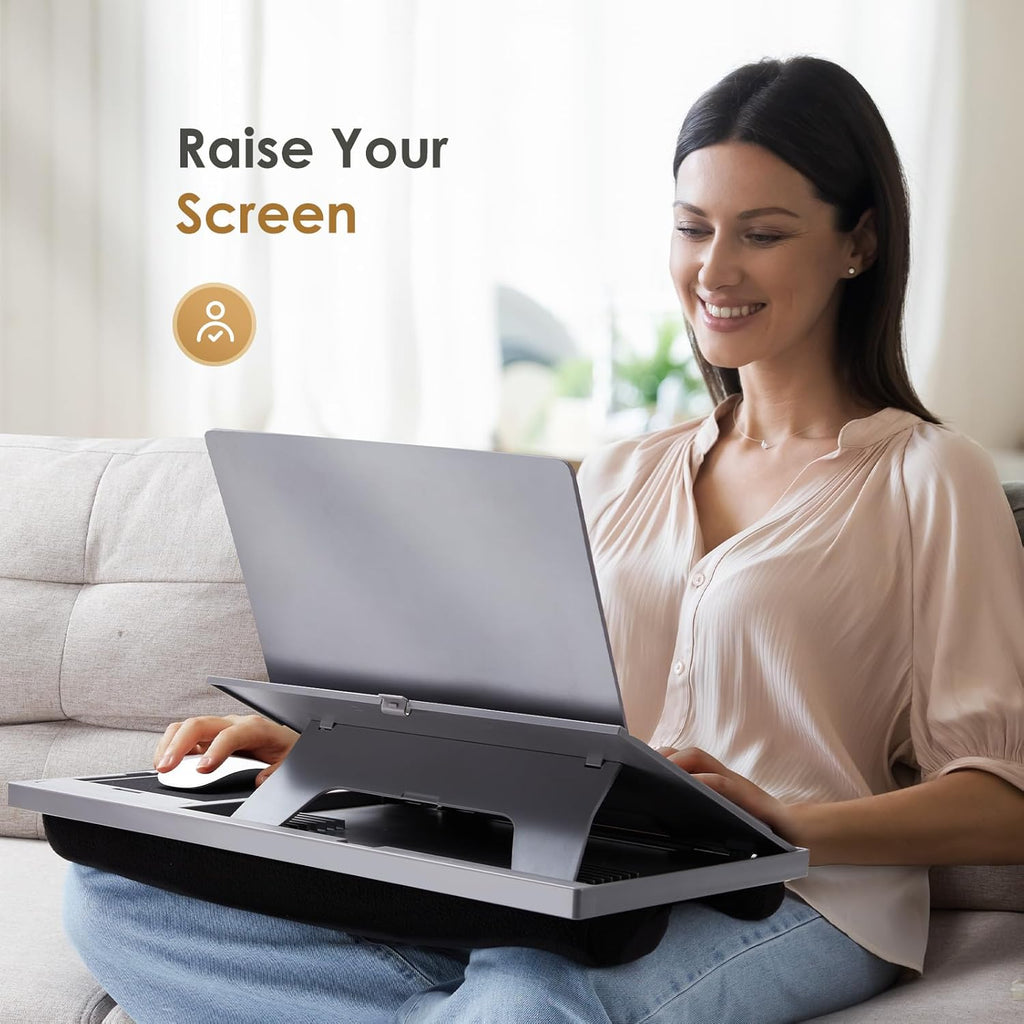 Adjustable Laptop Desk with Cushion P388