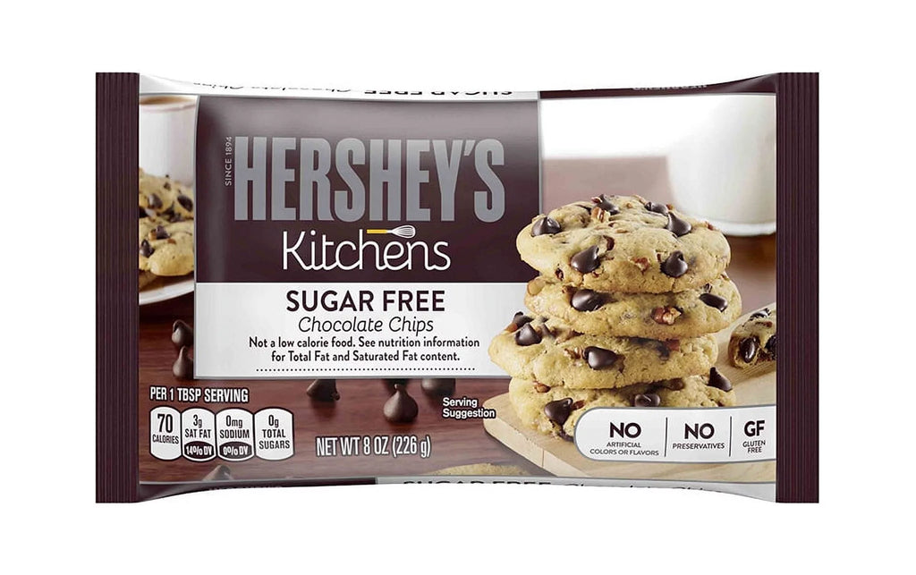 Sugar Free Chocolate Chips, 8 Ounces, 2 Pack C449868