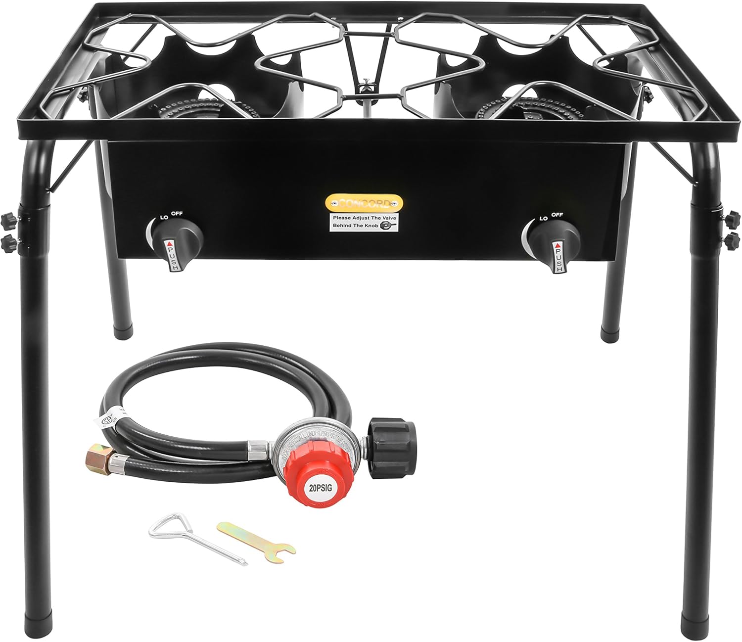Double Propane Burner Camping Stove Y4339