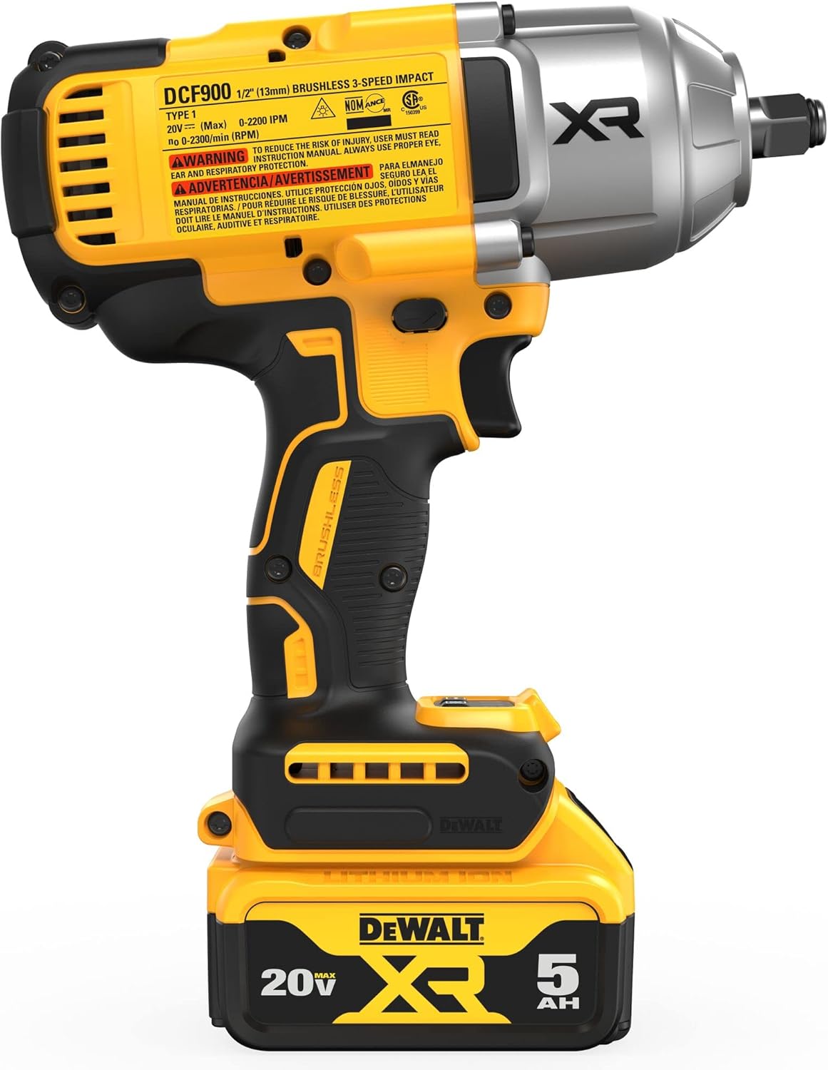 20V MAX 1/2 in. High Torque Impact Wrench with Hog Ring Anvil Kit O53791