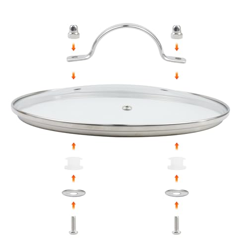9.5 Inch Tempered Glass Cookware Replacement Lid G50817