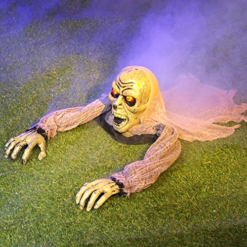 Zombie Halloween Decoration with Sound and Flashing Eyes D1510