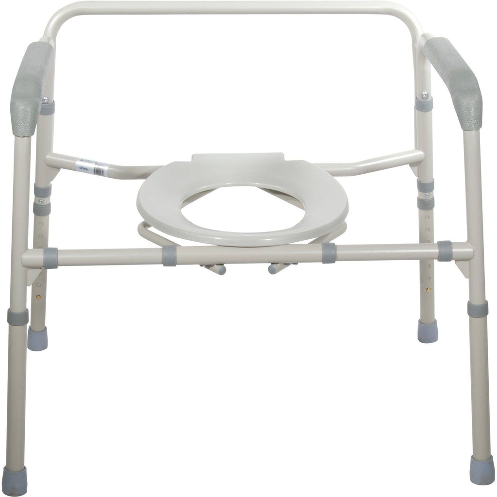 Grey Bariatric Folding Commode D926