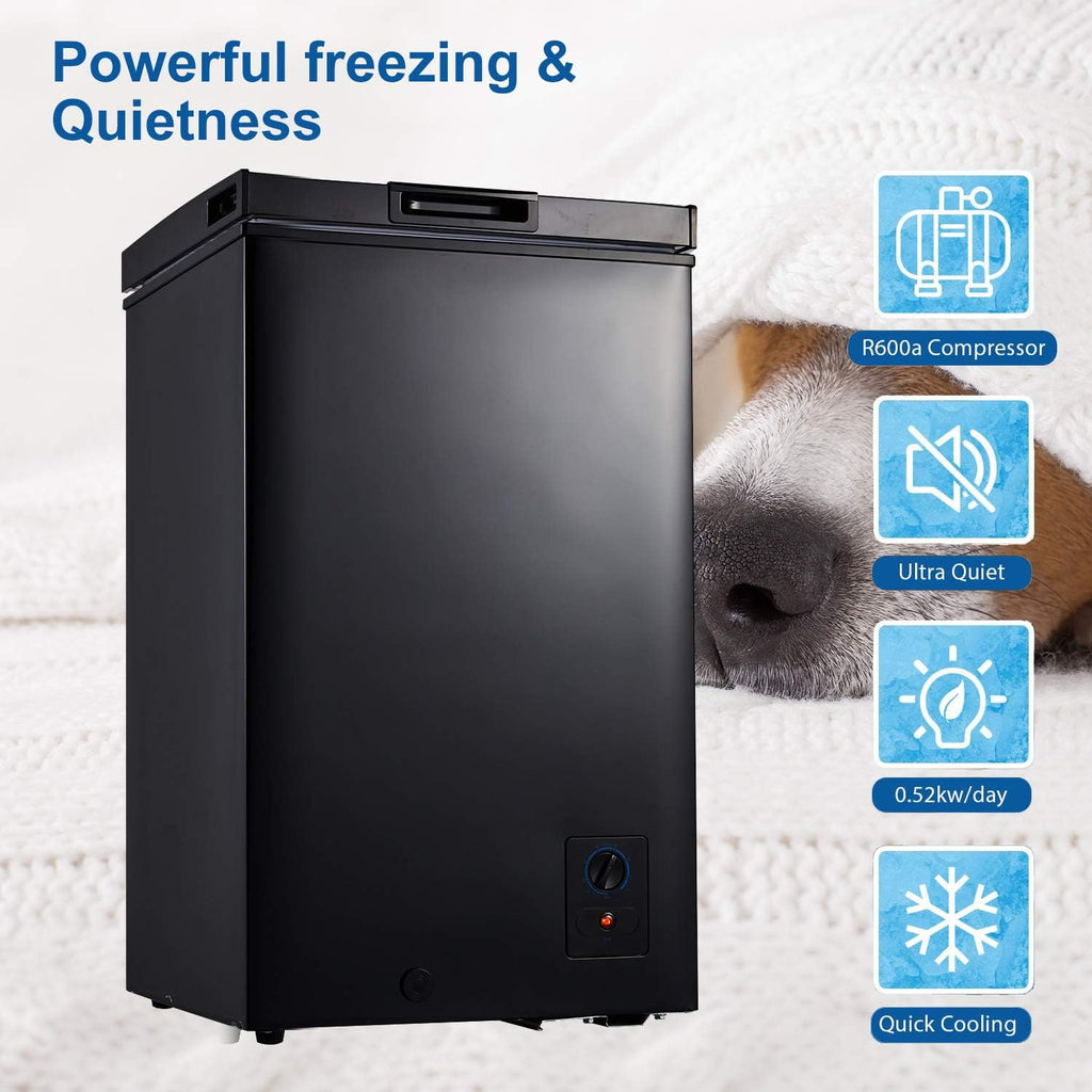 3.5 Cu.ft Chest Freezer Black P183363