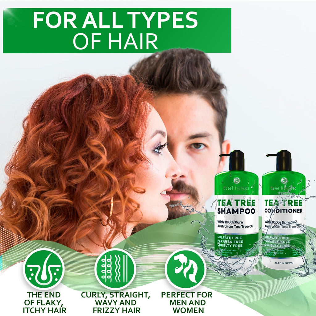 Tea Tree Oil Shampoo and Conditioner Set V11724