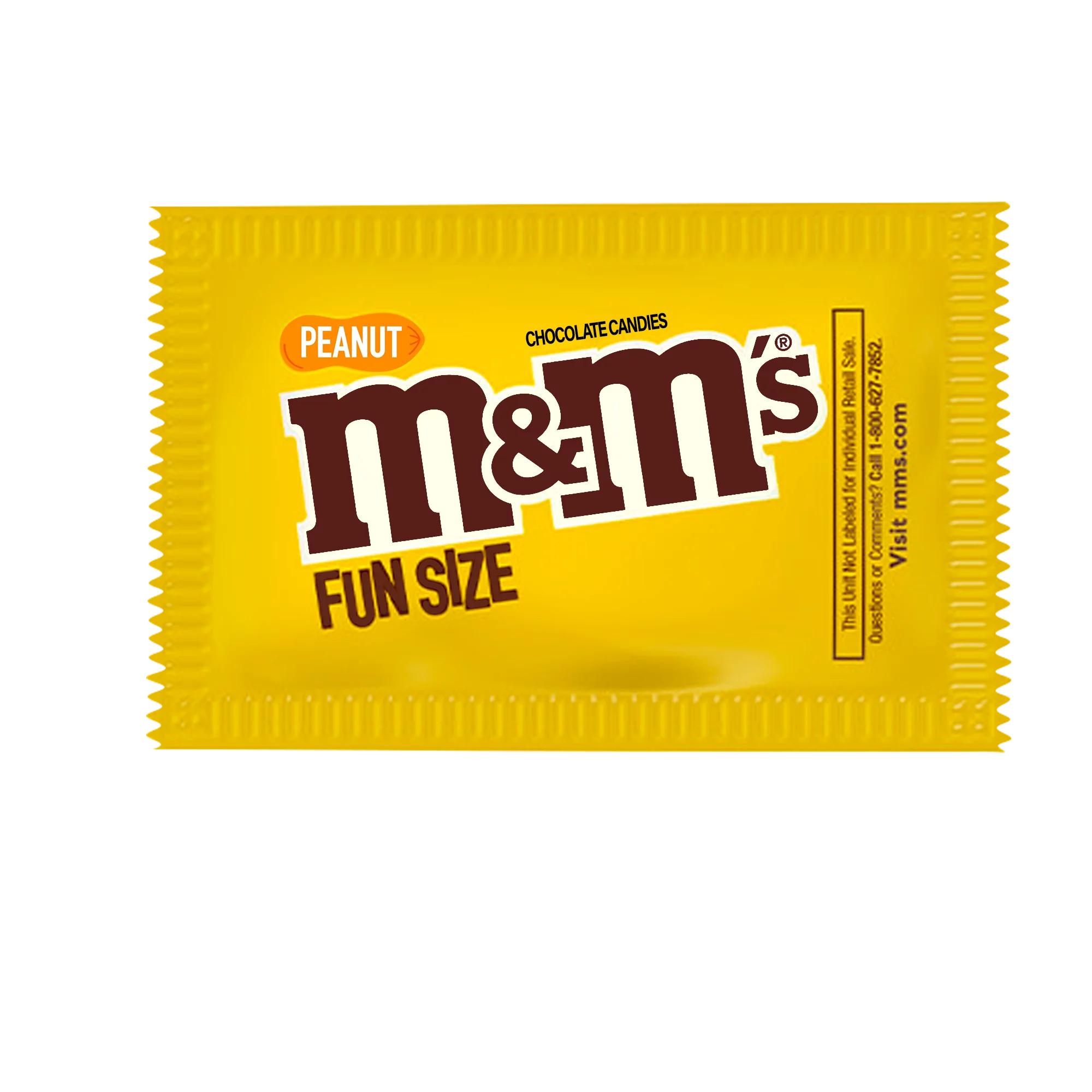 M&M's Peanut Chocolate Candy Fun Size Snacks, 5 LBs Bundle K768