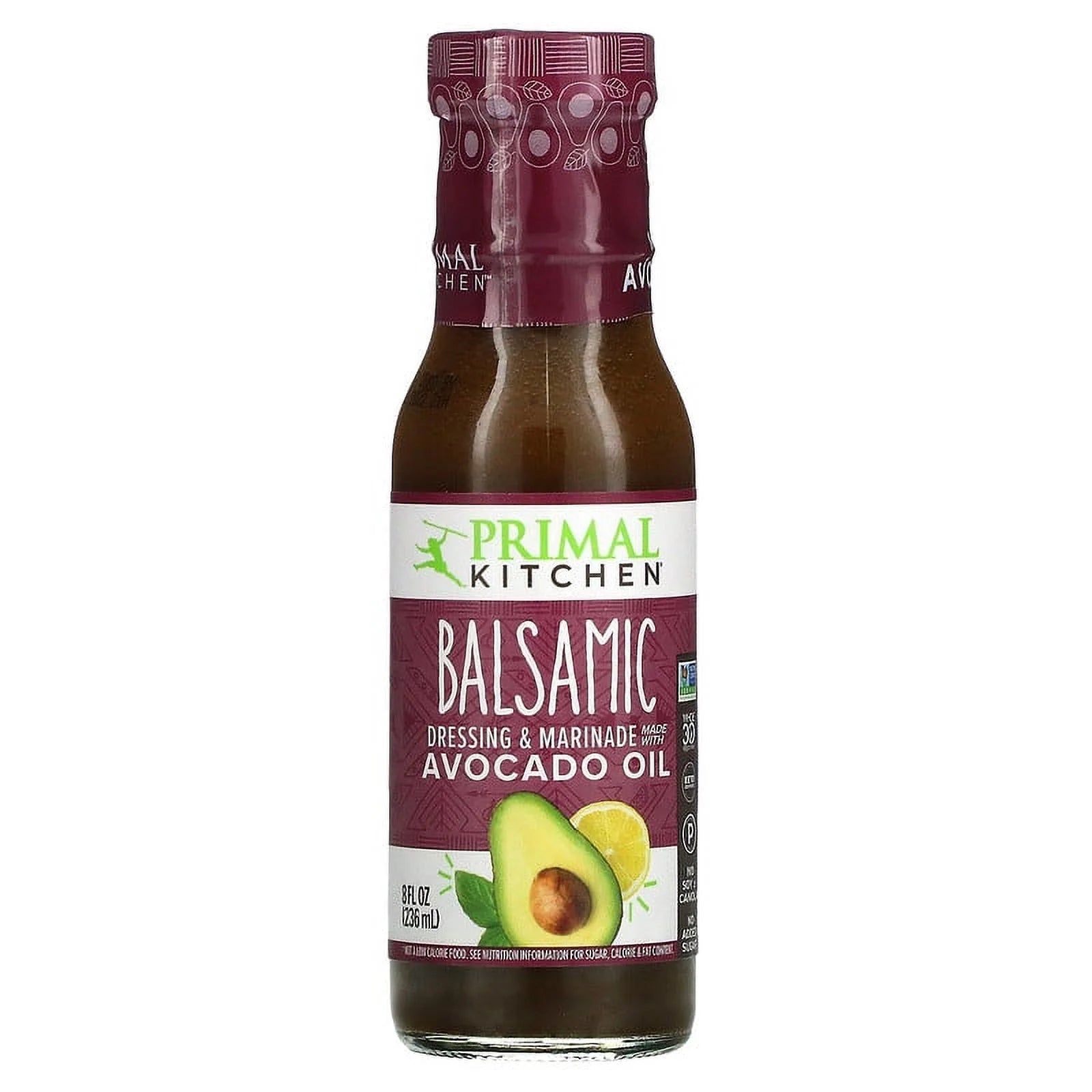 8 fl oz Pack of 2 Balsamic Dressing & Marinade with Avocado Oil A946