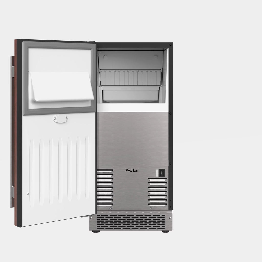 15" Wide 26 Lbs. Capacity Built-In And Free Standing Ice Maker H7934