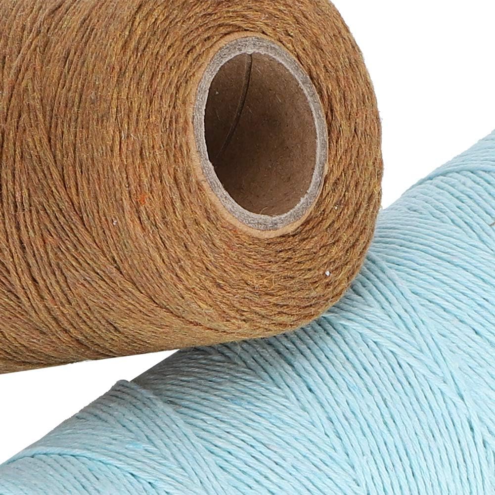 8/4 100% Cotton Weaving Warp Thread 2 Rolls 2 Colors X55299