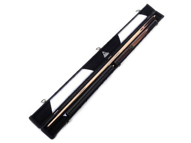 Classic Handmade Rosewood 3/4 Piece Snooker Cue with Black Cue Case and Aluminum Telescope Extension Q849