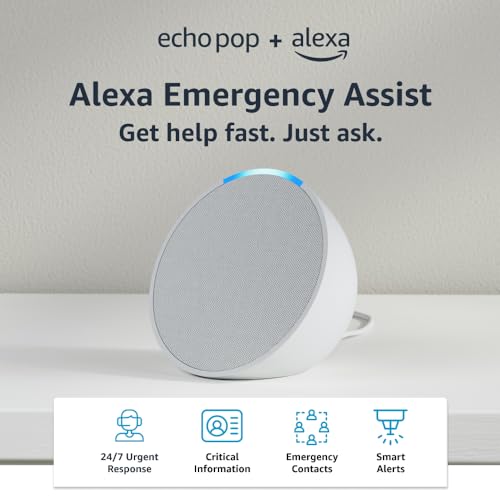 Glacier White Compact Smart Speaker Y579703