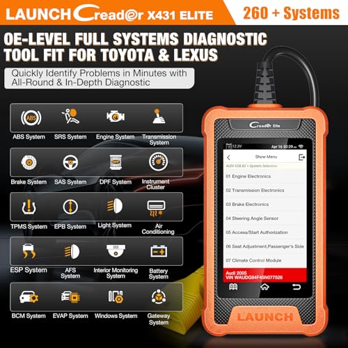 Bi-Directional OBD2 Scanner for Toyota Lexus Z6514