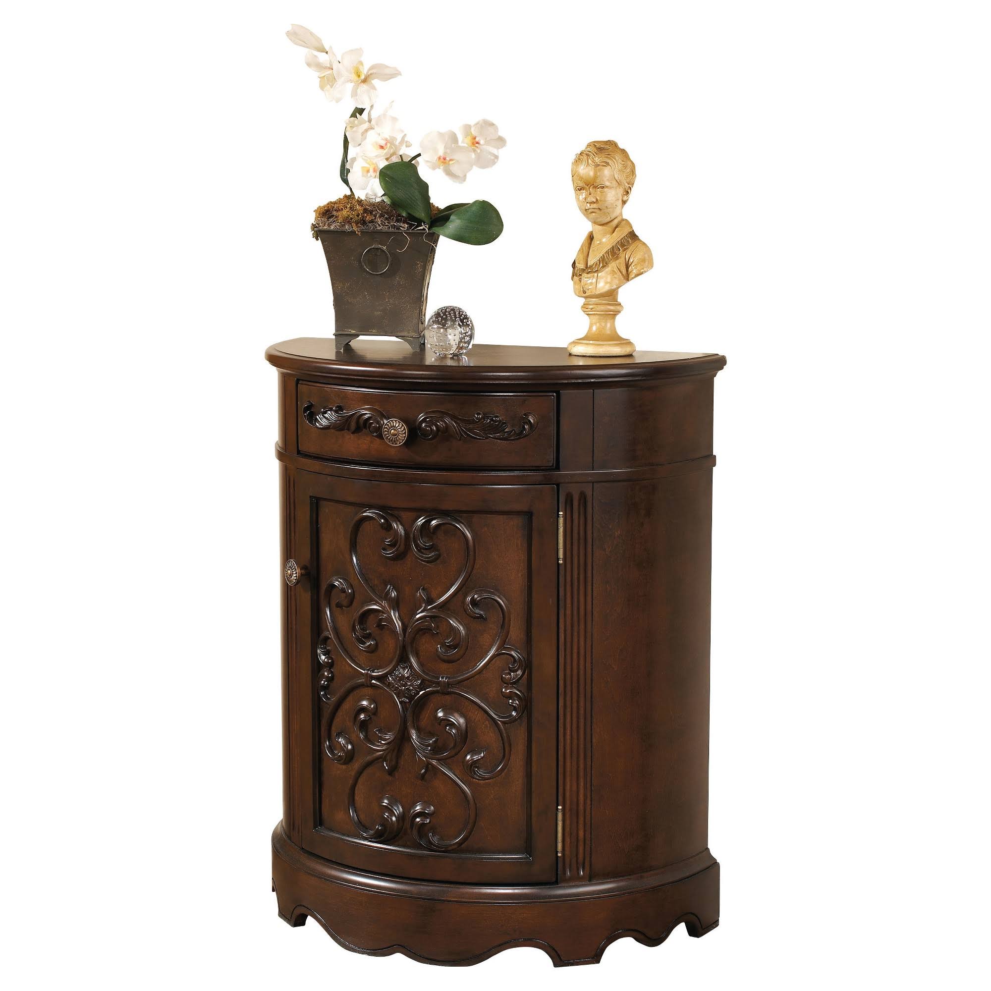 Dark Brown Accent Cabinet L197