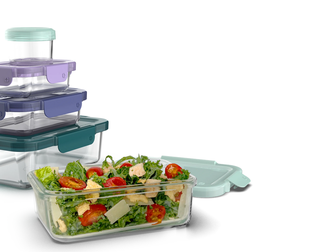10 Piece Glass Food Storage Containers with Lids B12875