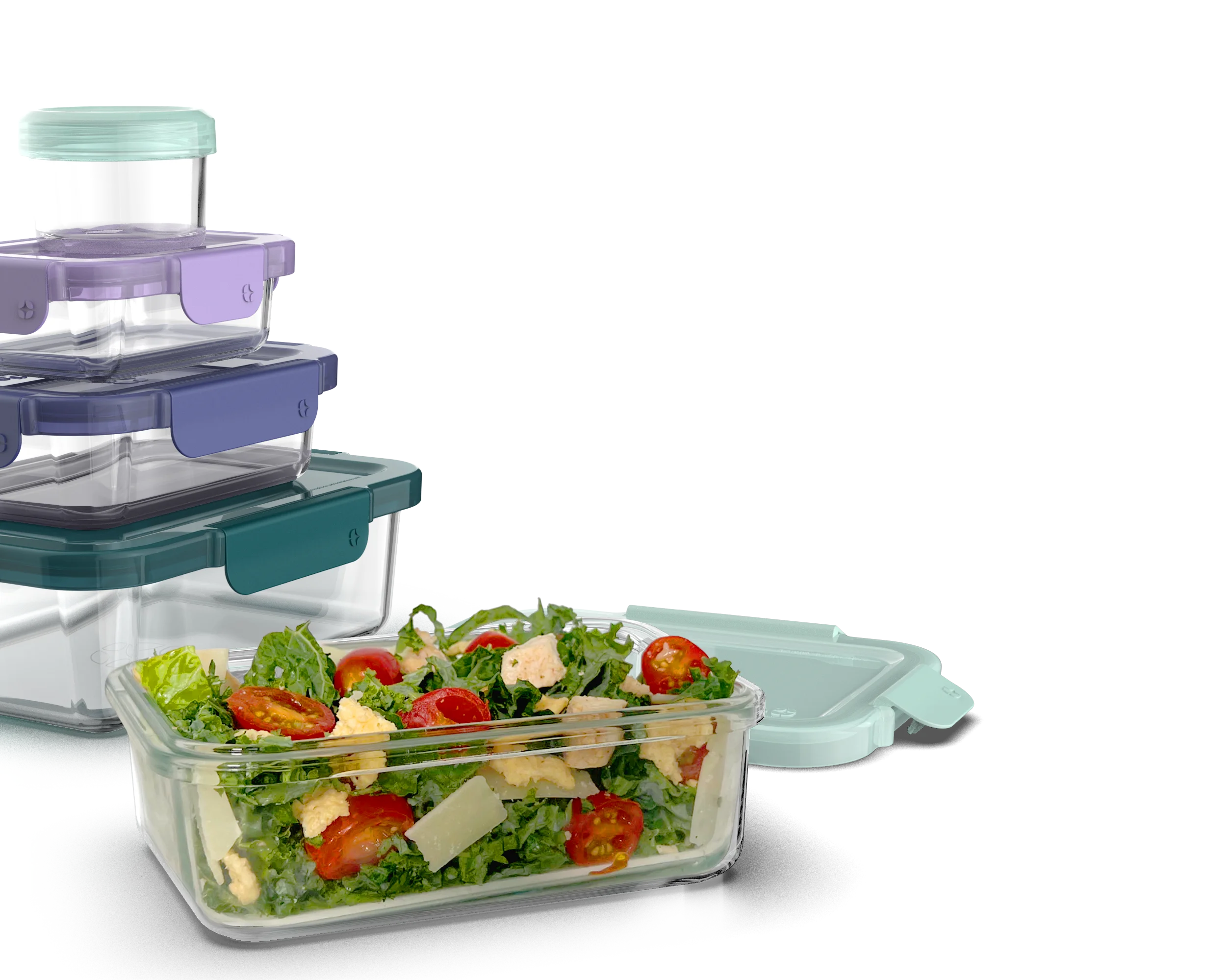 10 Piece Glass Food Storage Containers with Lids B12875