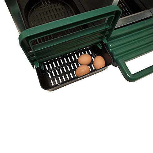 3 Compartment Roll Out Nesting Box for Chickens with Lid Cover R106657