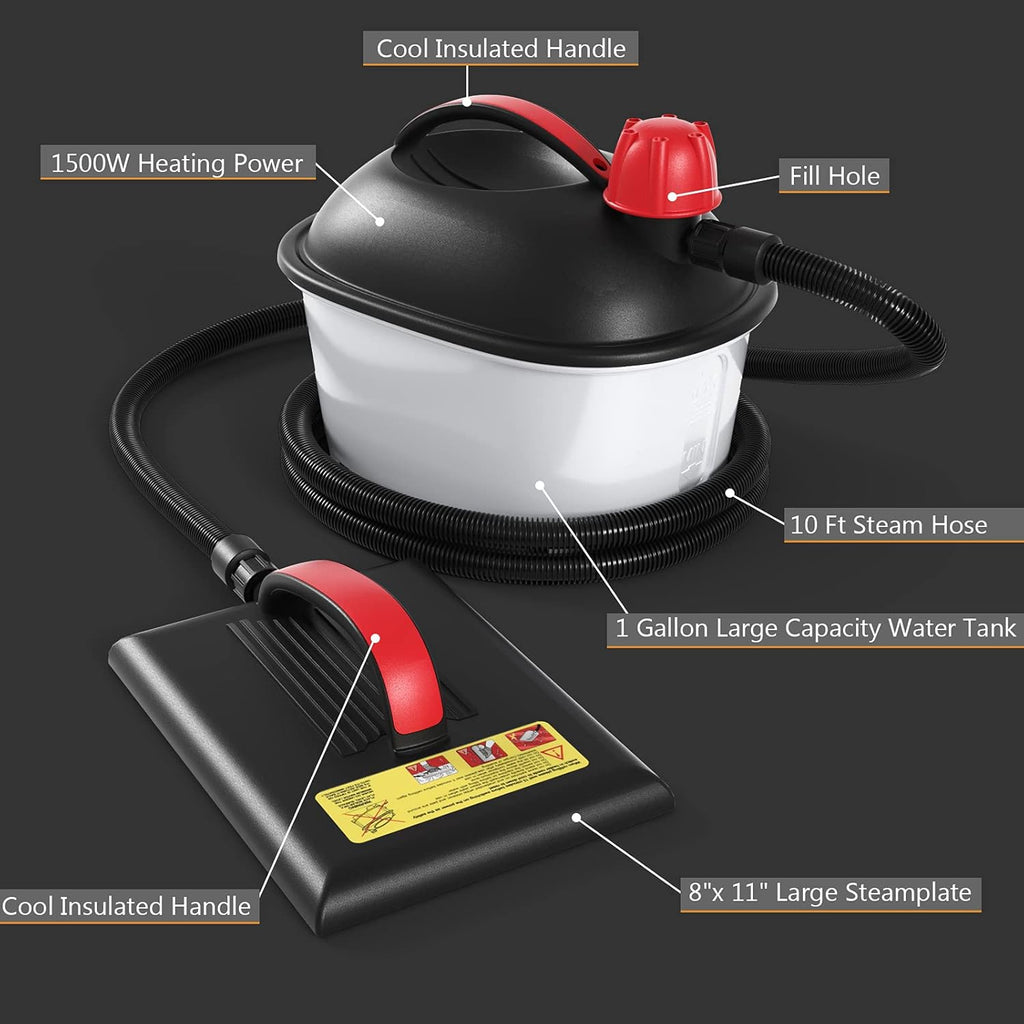 Wallpaper Steamer with 10FT Hose & Large Steam Plate G126652