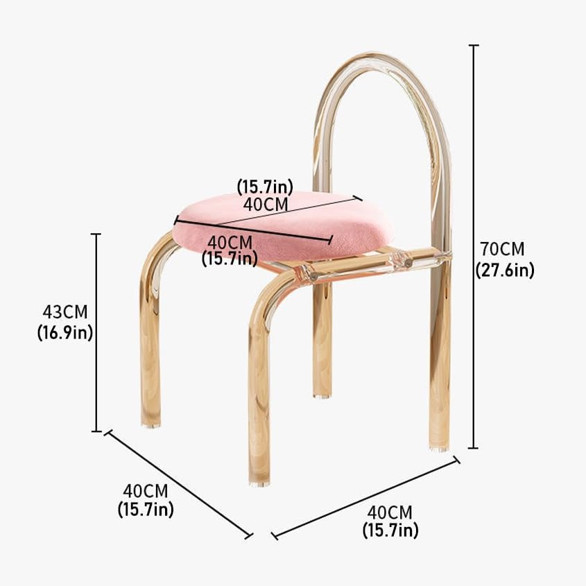 Grey Acrylic Dining Chair I402