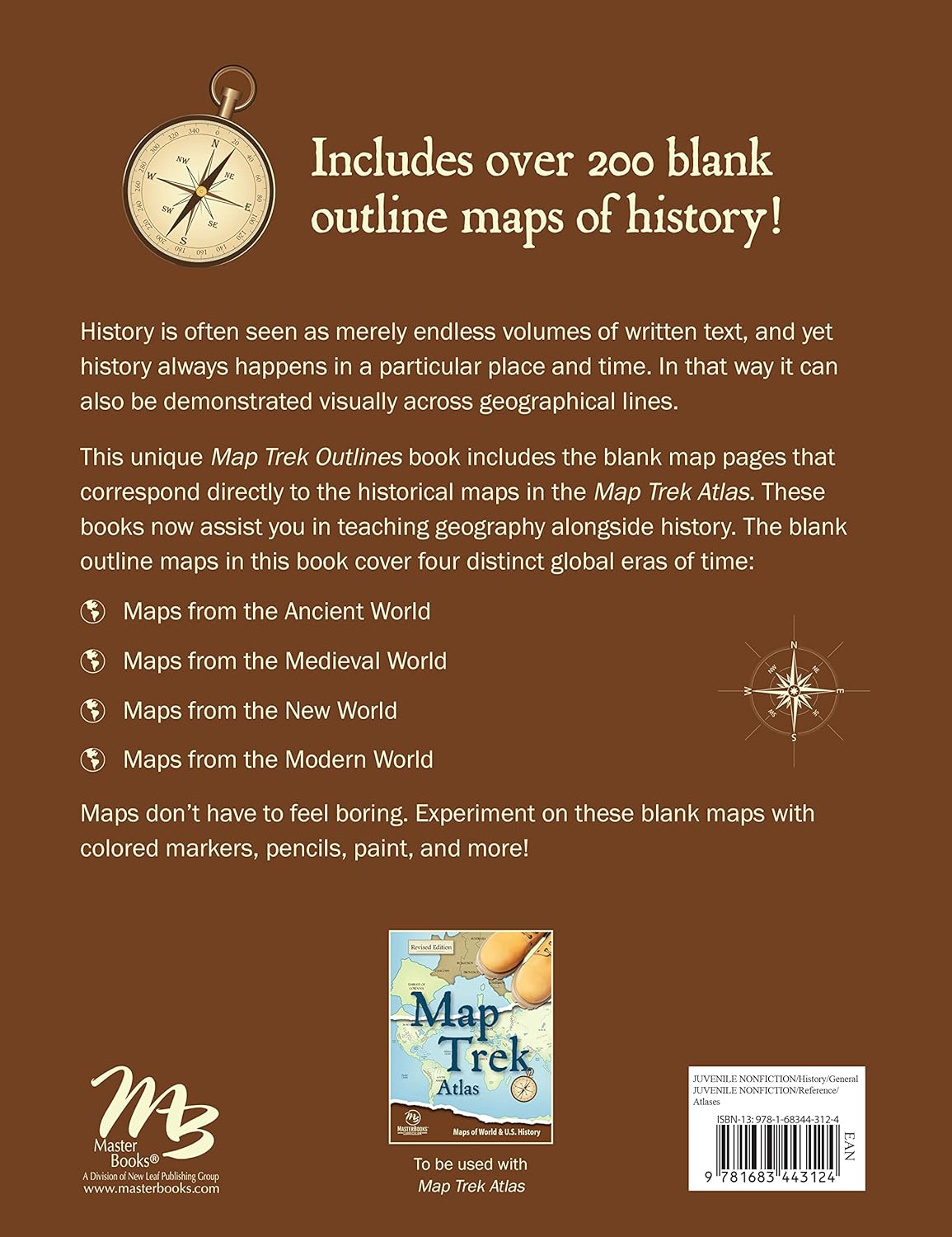 Map Trek: Outlines (Student Activities) F807
