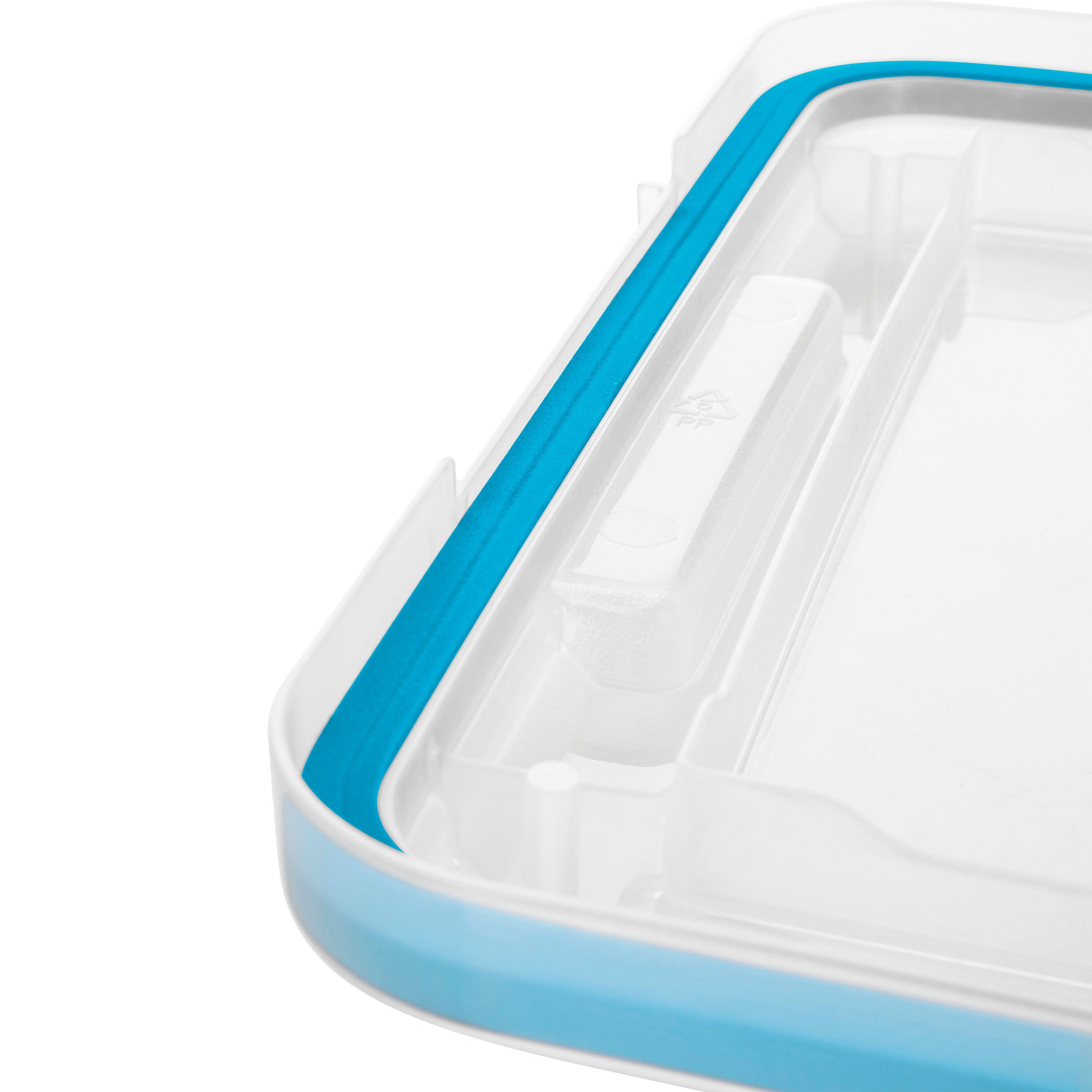 7.5 Quart Clear Plastic Storage Box with Lid (6 Pack) Z75988