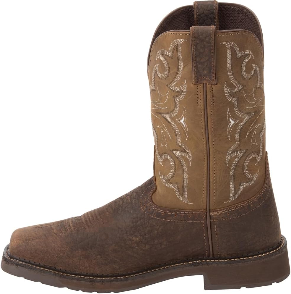Brown Steel Toe Work Boots O656704