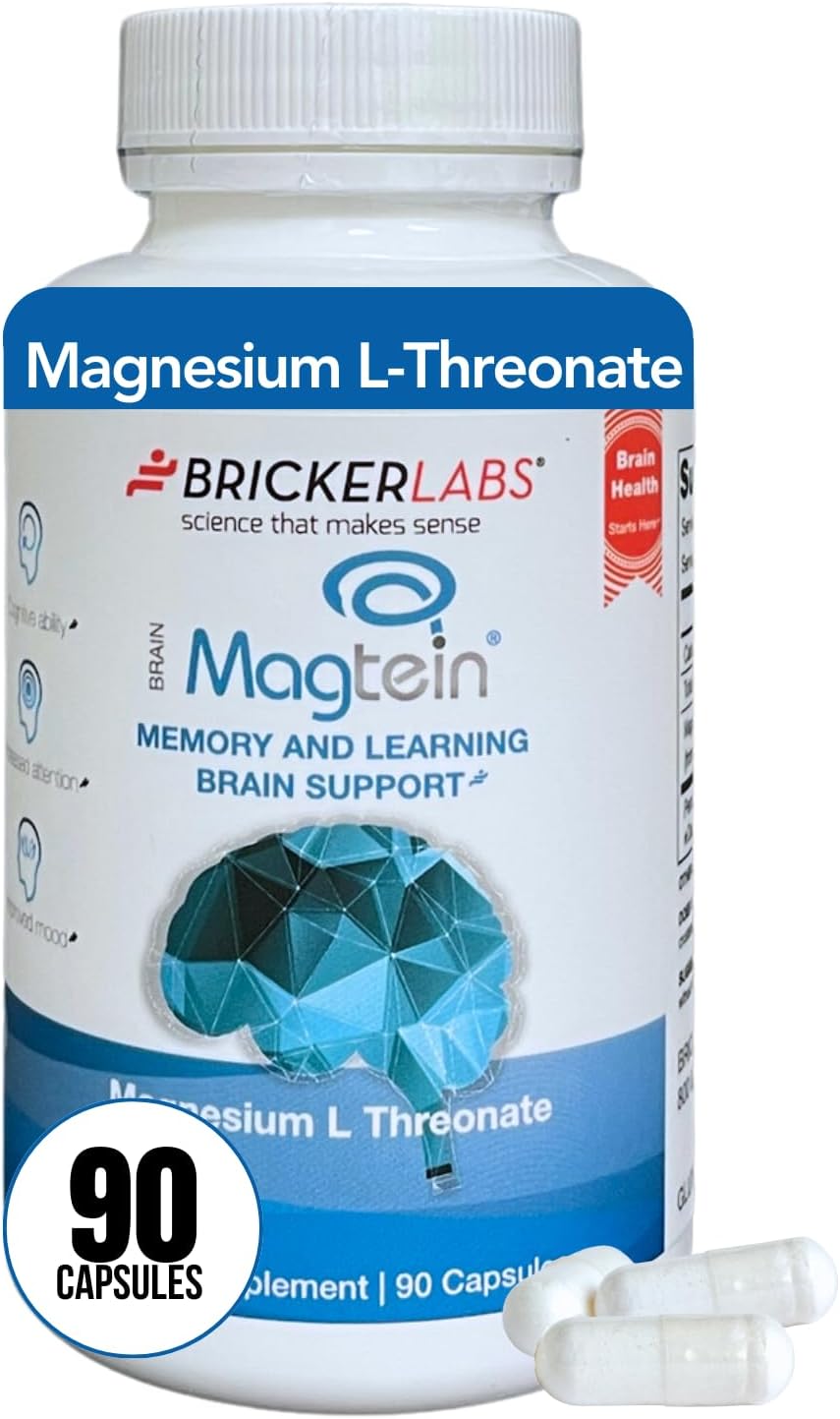 Magnesium L Threonate Supplement, 90 Capsules P7879