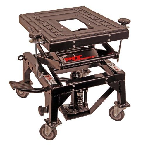 Motorcycle ATV Scissor Floor Jack Lift Table Stand with Caster Wheels Y907576