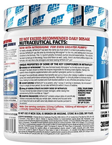 Blue Raspberry Pre-Workout Powder, 30 Servings R6507