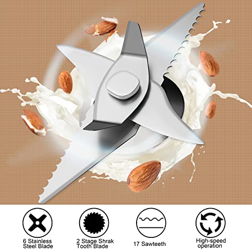 20 oz Automatic Nut Milk Maker with Nut Milk Bag T8735