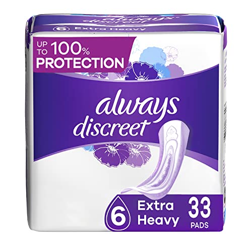 Adult Extra Heavy Long Incontinence Pads, 45 Count x 2 Packs (90 Count total) W675325