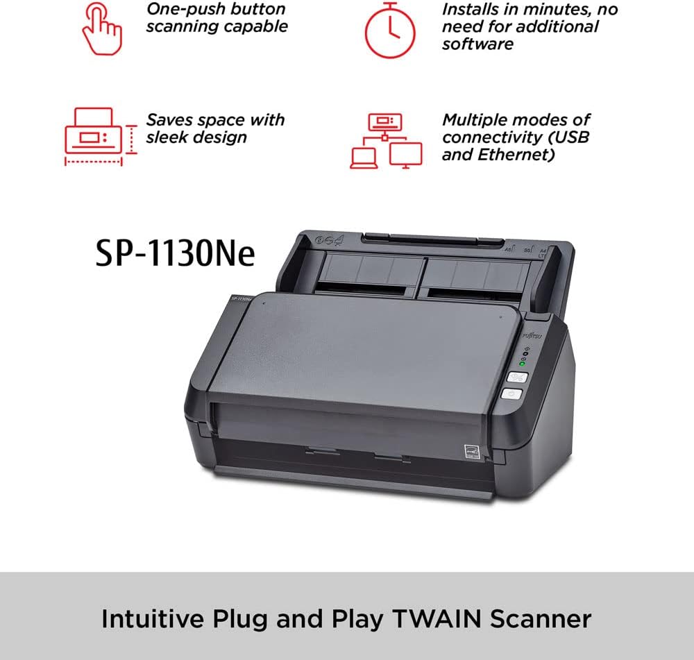 Color Duplex Document Scanner with Automatic Document Feeder E228
