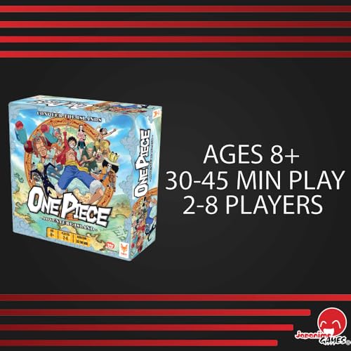 One Piece Board Game, 2-8 Players, 30-45 Min, Ages 8+ N732