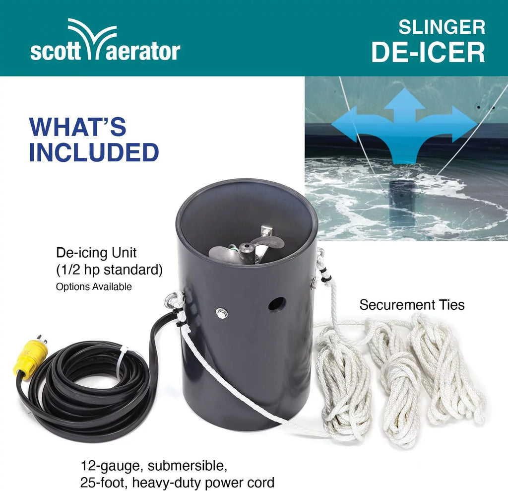 25 ft. 115V Aerator Slinger De-Icer V18055