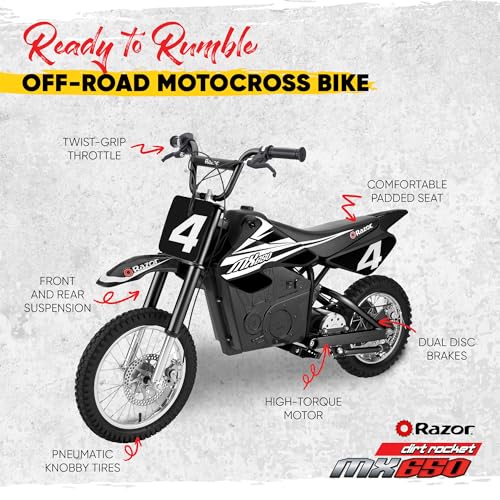 36V Electric Motocross Bike with Front & Rear Suspension P55762