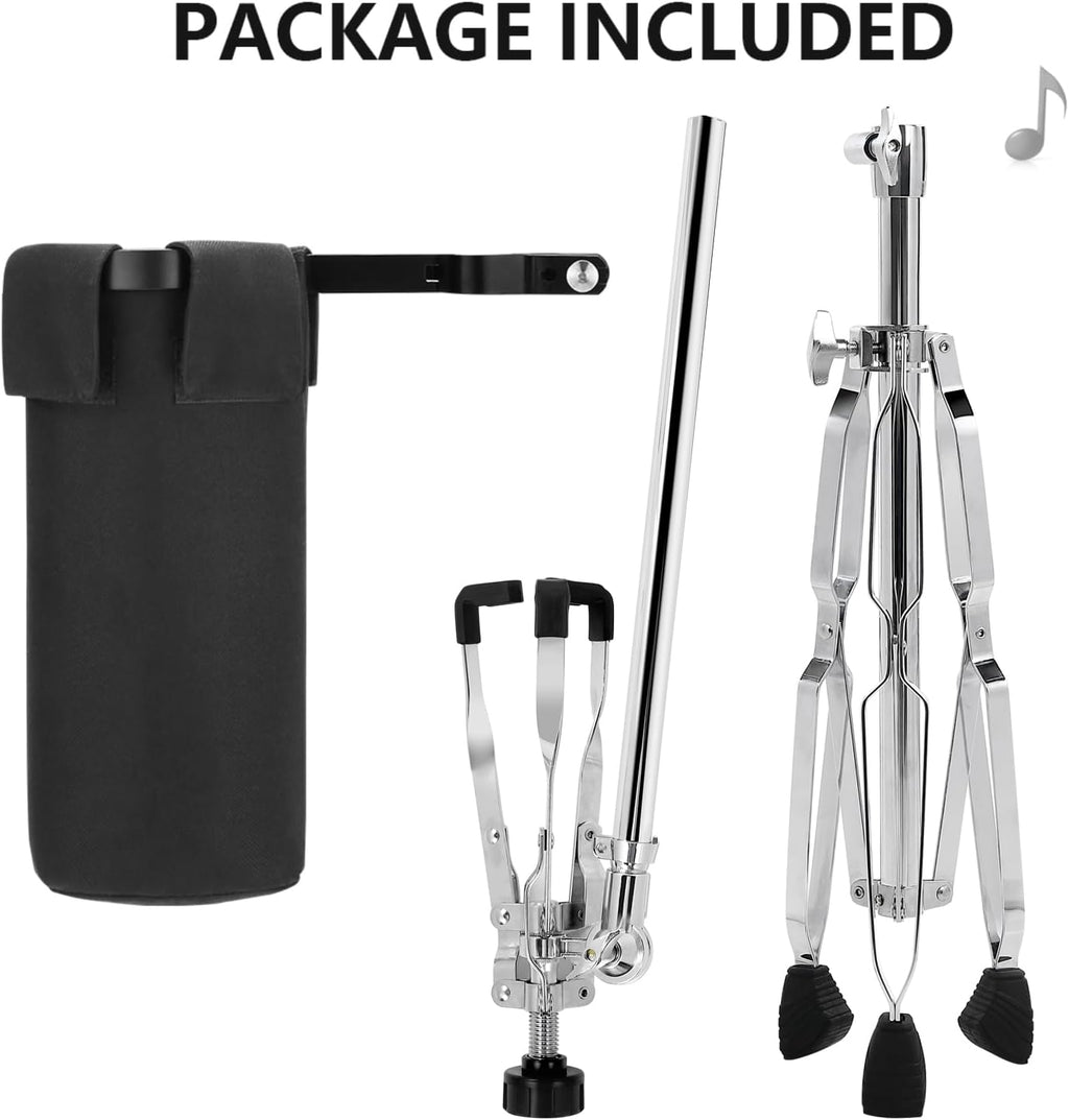 Adjustable Snare Drum Stand for 10-14 Inch Drum Pad, Height 26"-41" E46008